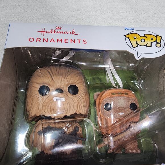Chewbacca and wicket Funko pop hallmark ornaments - Picture 8 of 8